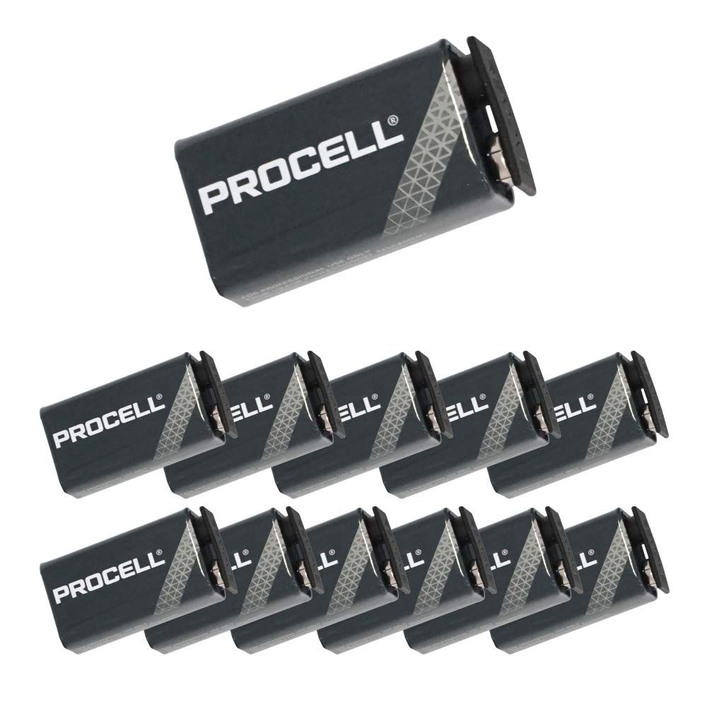 Duracell Procell PRO-9 V 9 V形 アルカリ乾電池× セット