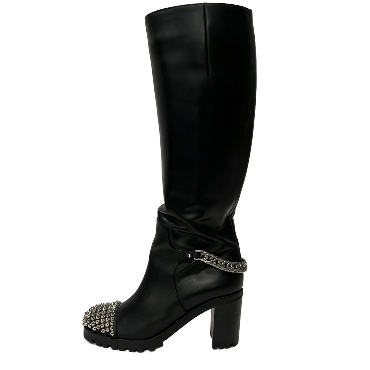 Christian Louboutin ルブタン　ブラック　ロングブーツ　35 CHRISTIAN LOUBOUTIN(クリスチャンルブタン) ロングブーツ 35 1/2