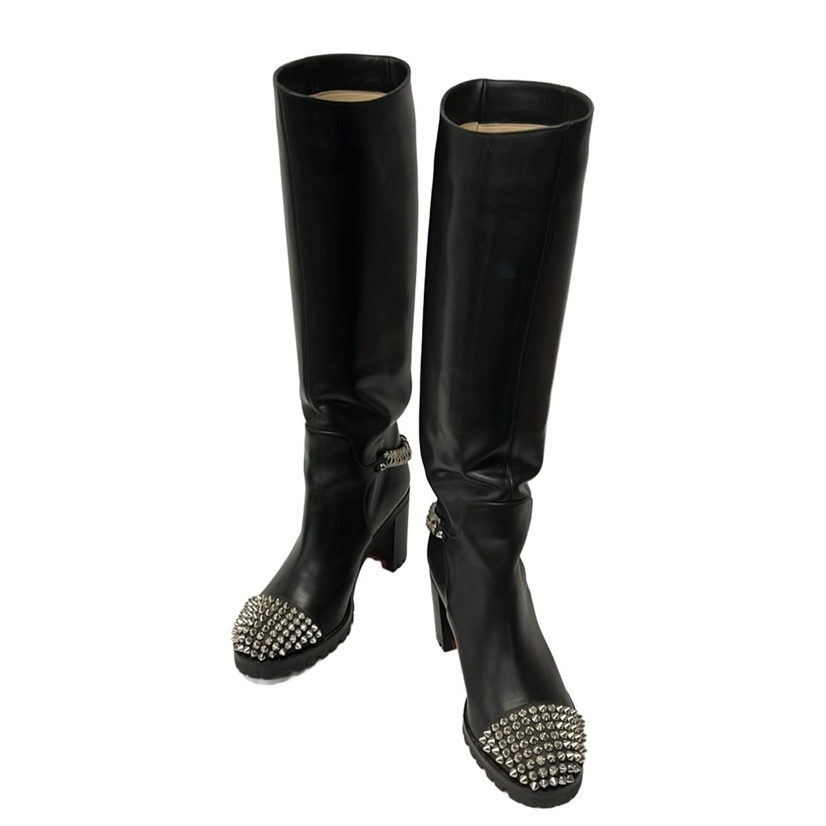 Christian Louboutin ルブタン　ブラック　ロングブーツ　35 Christian Louboutin ルブタン ブラック ロングブーツ 35 CHRISTIAN