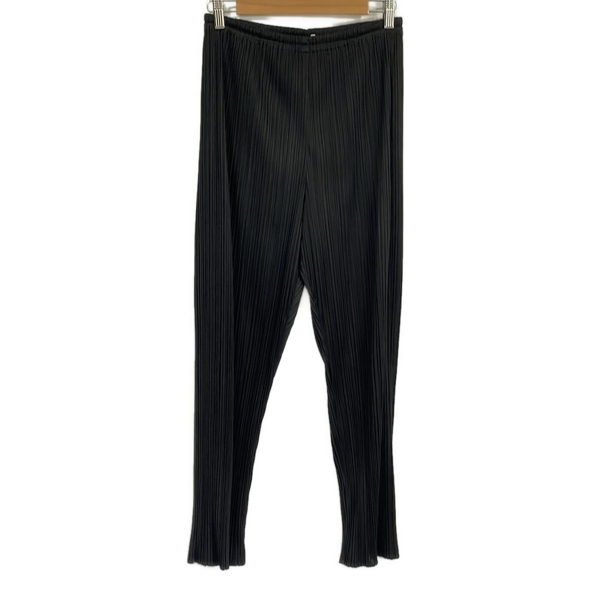 PLEATS PLEASE(プリーツプリーズ) パンツ サイズ3 L レディース美品 黒