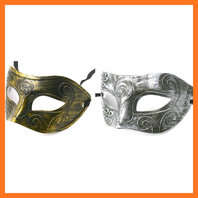 新品】 NextZ ベネチアンマスク 2個セット コスチューム用小物 金 銀