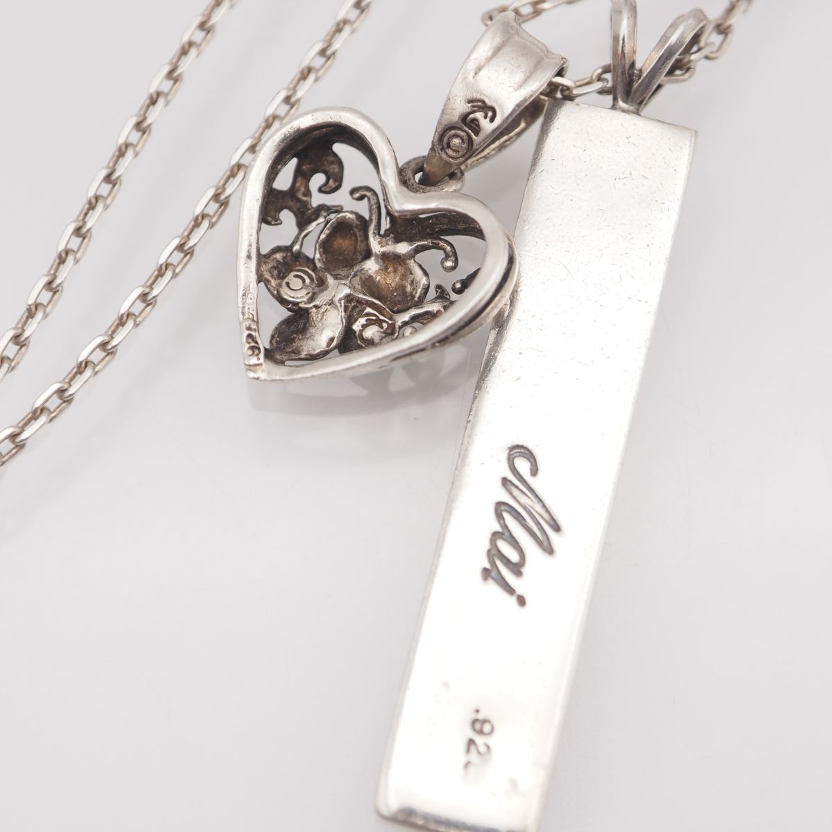 L876 ハワイアンジュエリー SILVER925刻印 ペンダント ネックレス 