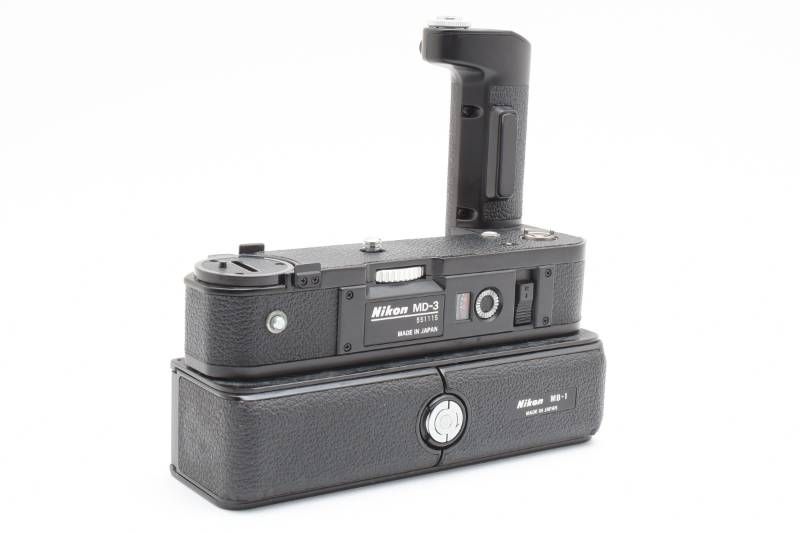 美品 Nikon ニコン MOTOR DRIVE MD-3 モータードライブ 中古】(ニコン) Nikon F2ブラック+モータードライブ(MD-3)｜ナニワ