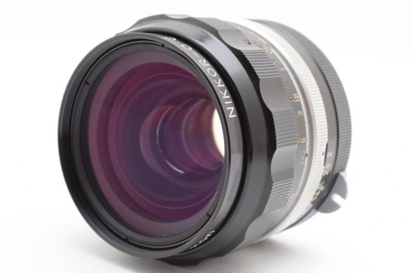 実用品 透明ケース付き Nikon ニコン NIKKOR O C Auto F 2 35 mm MFレンズ 4008 13
