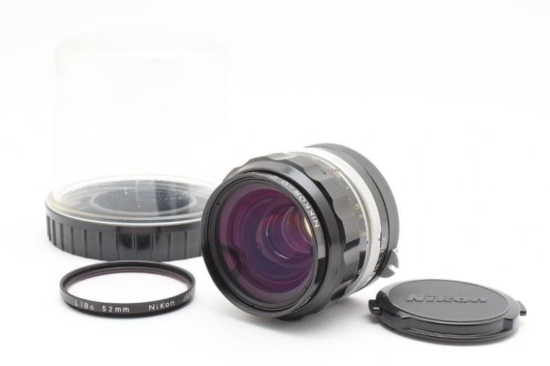 実用品 透明ケース付き Nikon ニコン NIKKOR O C Auto F 2 35 mm MFレンズ 4008 13