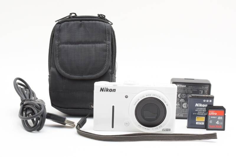 光学極上品】Nikon ニコン COOLPIX P310 白 ホワイト SDカード4GB付き