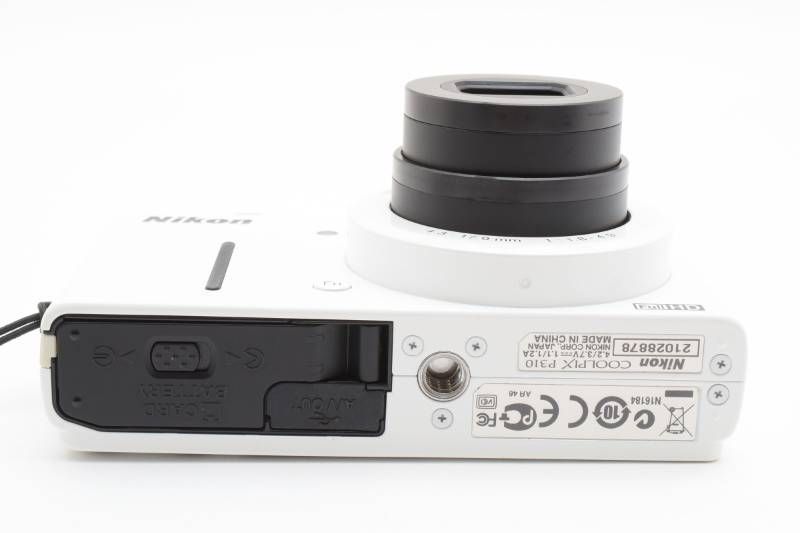 光学極上品】Nikon ニコン COOLPIX P310 白 ホワイト SDカード4GB付き