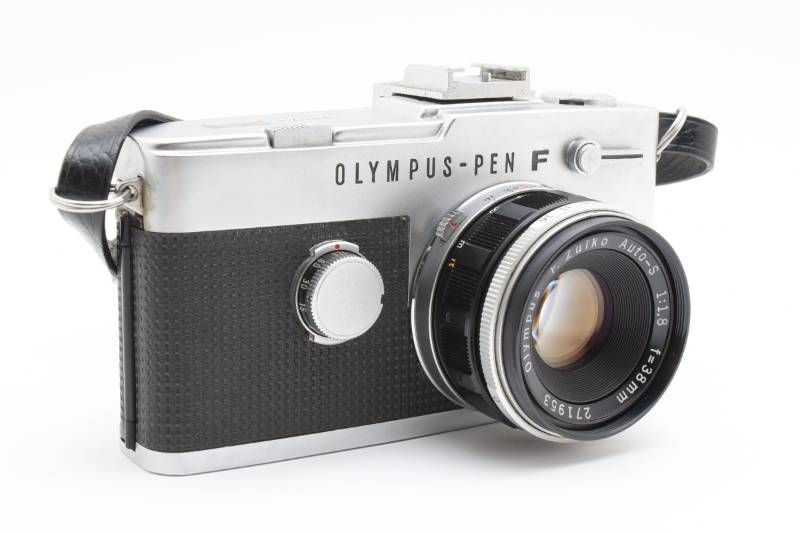 実用品】Olympus オリンパス PEN-FV / F.ZUIKO Auto-S 1.8 38mm レンズ