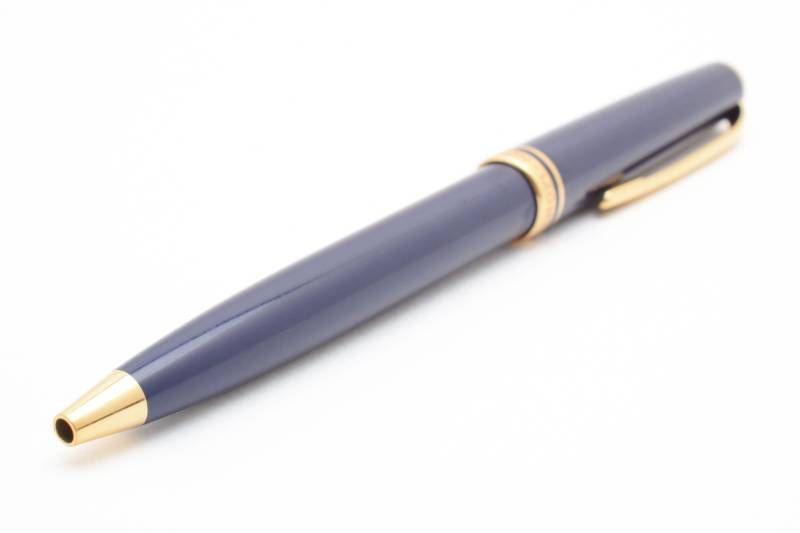 実用品 モンブラン ジェネレーション ボールペン ネイビー 黒インク 4019-1