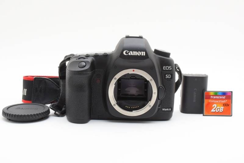 実用品 Canon キャノン EOS 5 D mark II ボディ CFカード2 GB付 デジタル一眼カメラ 3996-3