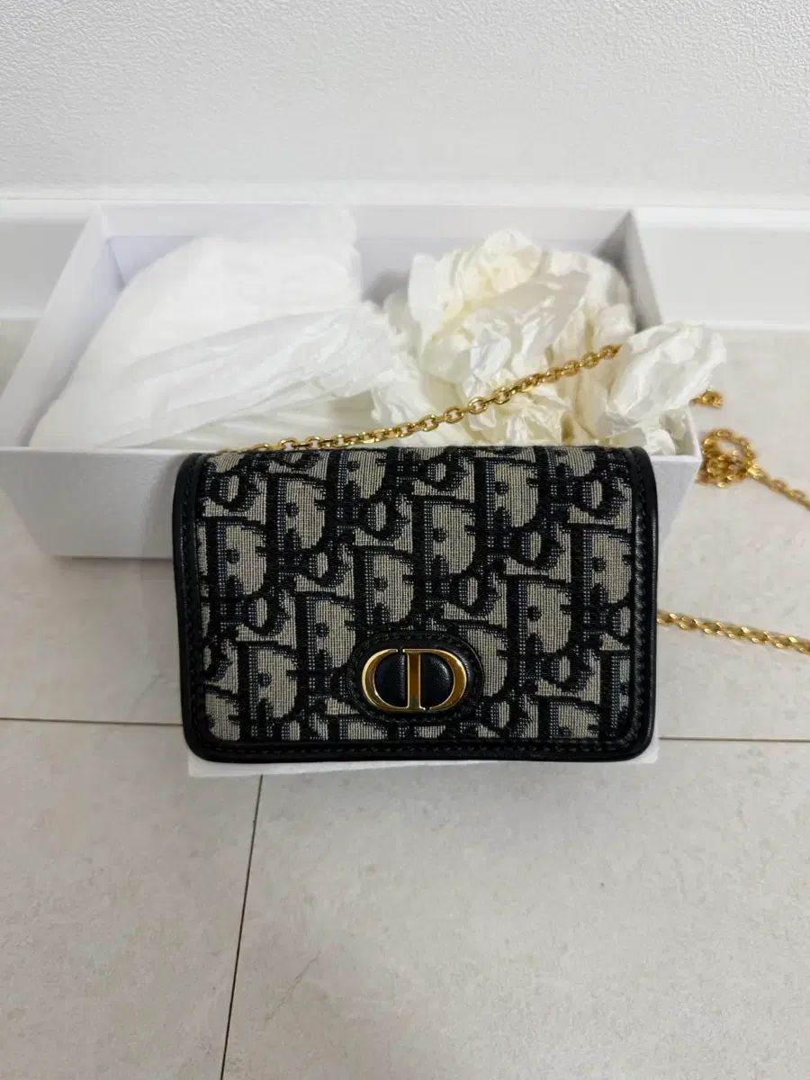 ディオール オブリーク カードウォレット チェーンバッグ