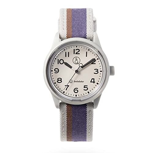 送料無料 Q Q SmileSolar キューアンドキュー スマイルソーラー 腕時計 ソーラー アナログ 防水 R01A 002JK レディース パープル