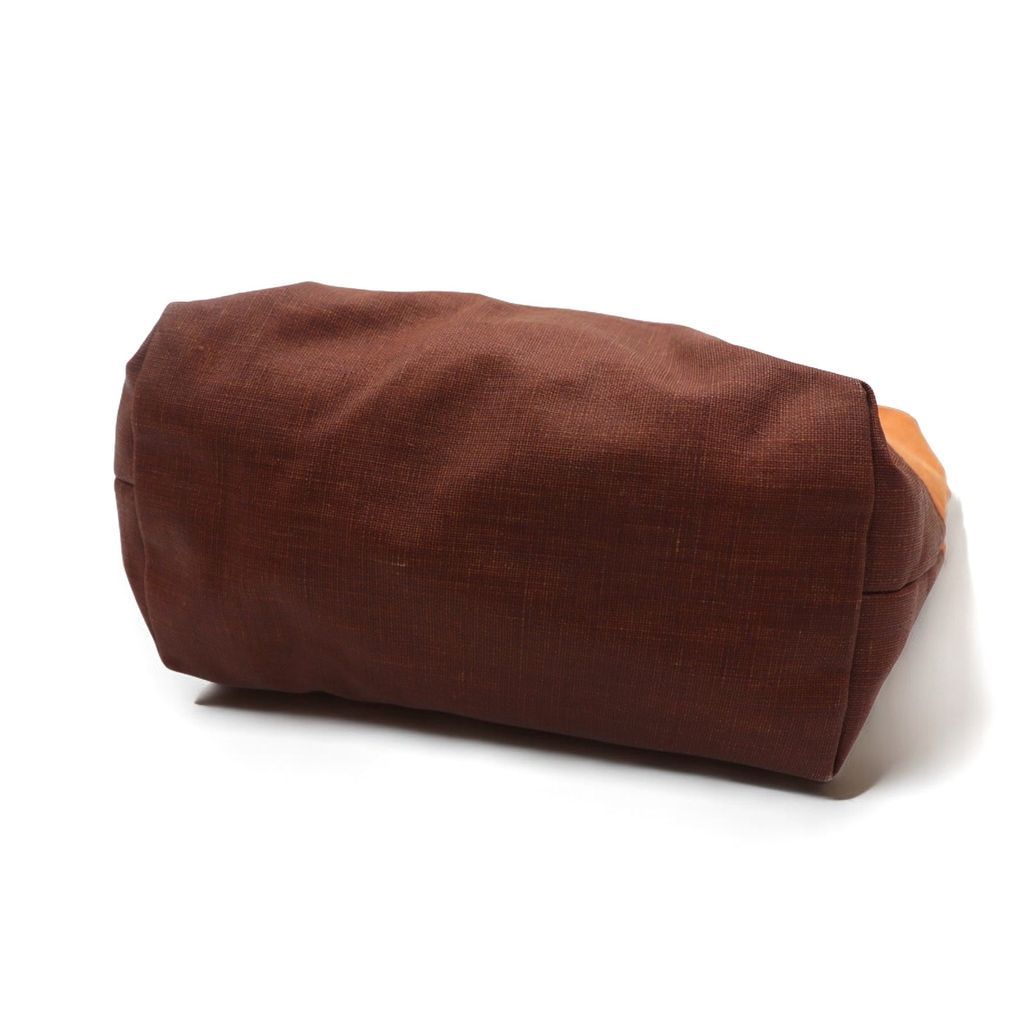 BAN INOUE 幡 リネン ハンプ トートバッグ オレンジ 麻 日本製 - メルカリ