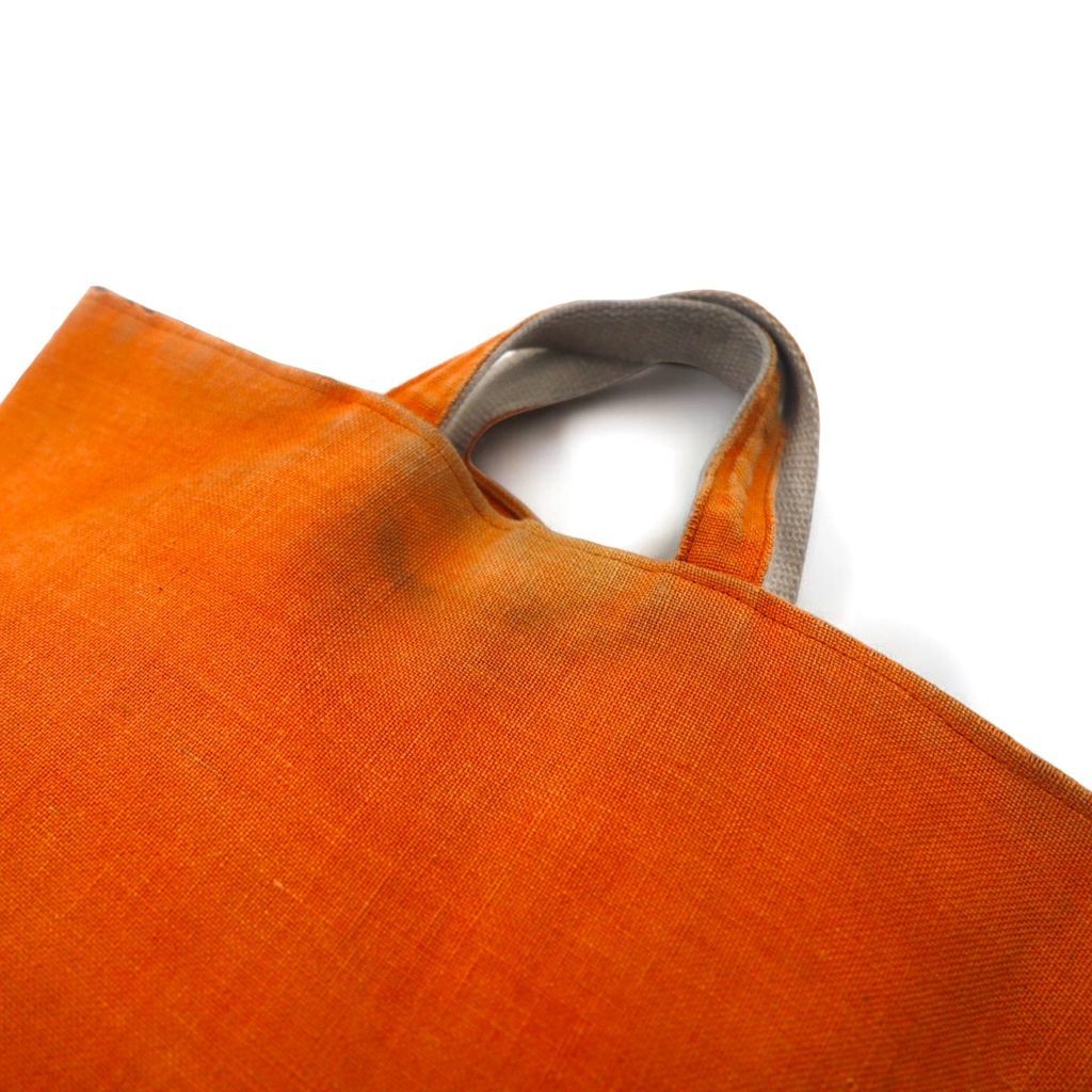 BAN INOUE 幡 リネン ハンプ トートバッグ オレンジ 麻 日本製 - メルカリ