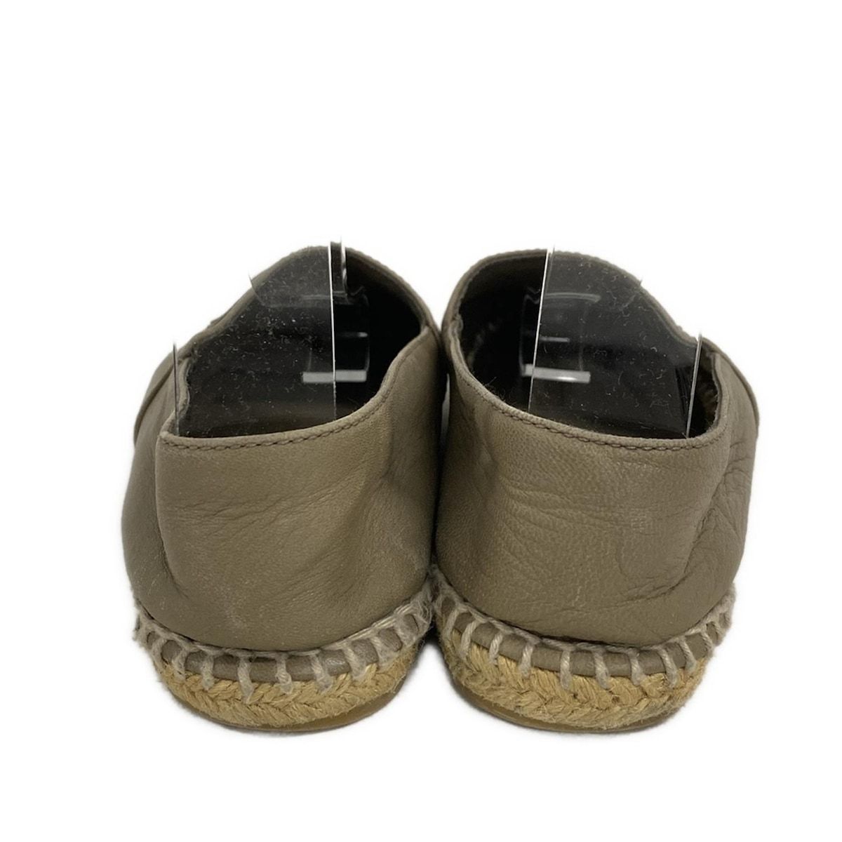 美品 シャネル ラムスキン エスパドリーユ スリッポン スニーカー CHANEL シャネルエスパドリーユスリッポンココマーク37