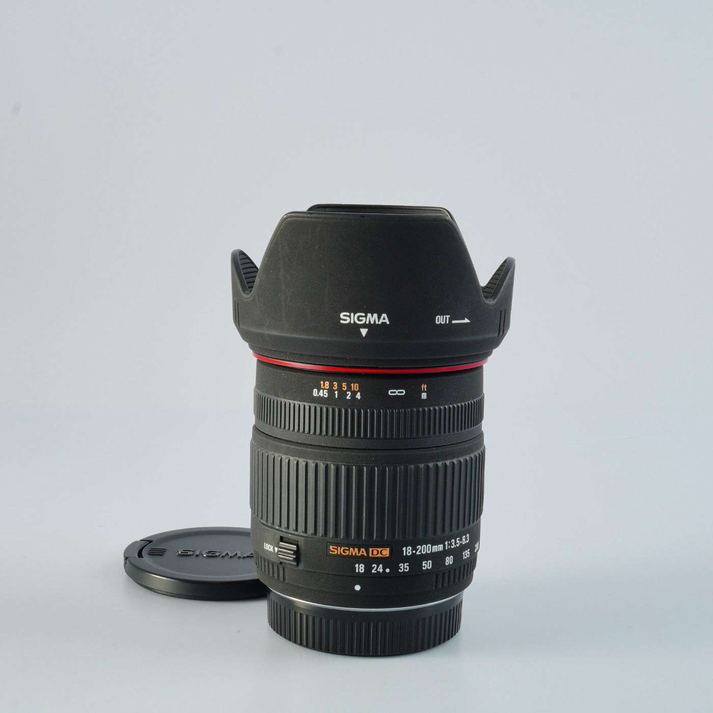 SIGMA シグマ DC 18-200 mm F|3.5-6.3 for Pentax K K用 ズームレンズ