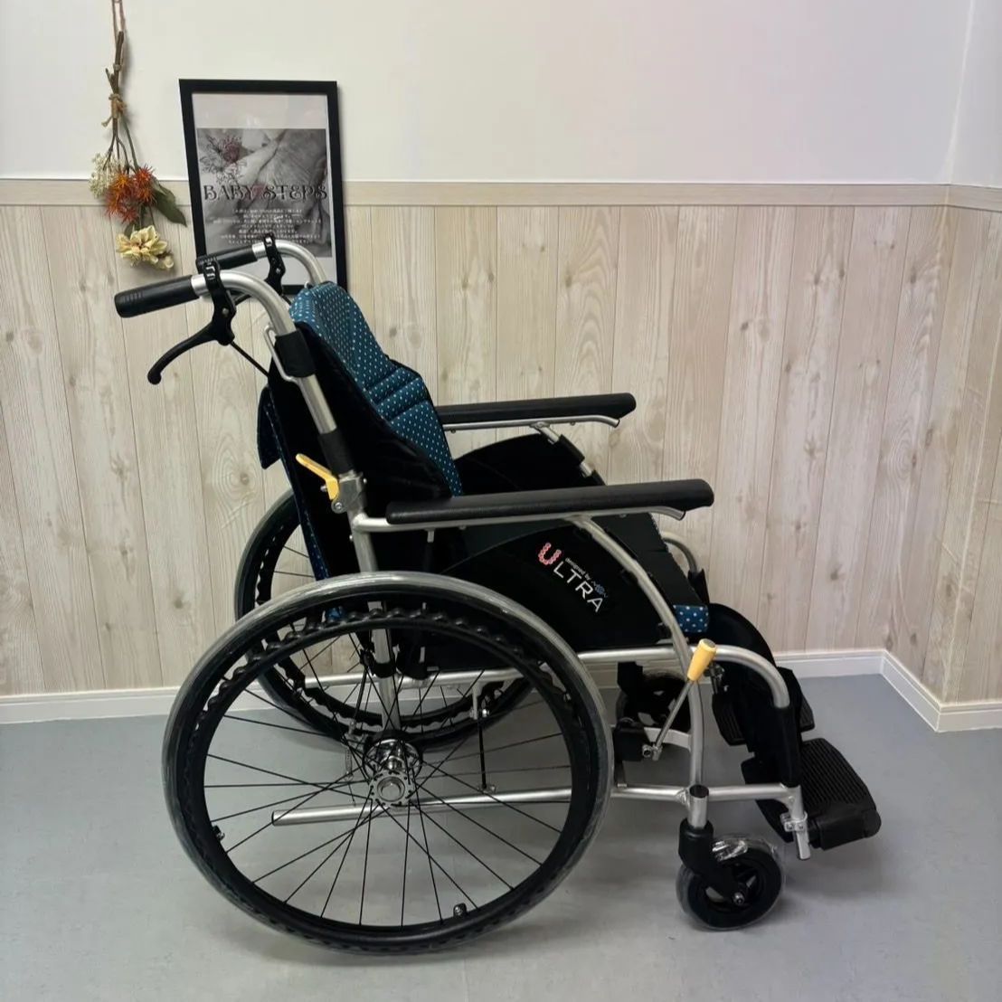 看護・介護用品 【消毒済 車椅子】すぐ使える車椅子 美品 NISSIN 日進 