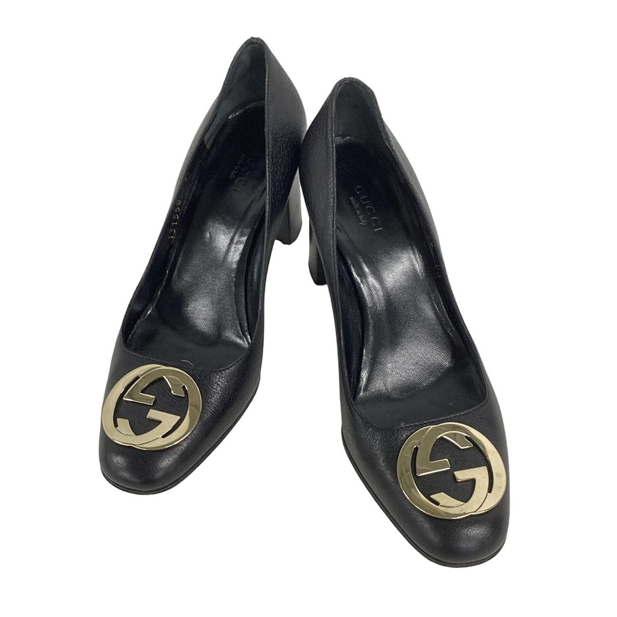 GUCCI(グッチ) パンプス 36 C レディース - 131558 黒 インター