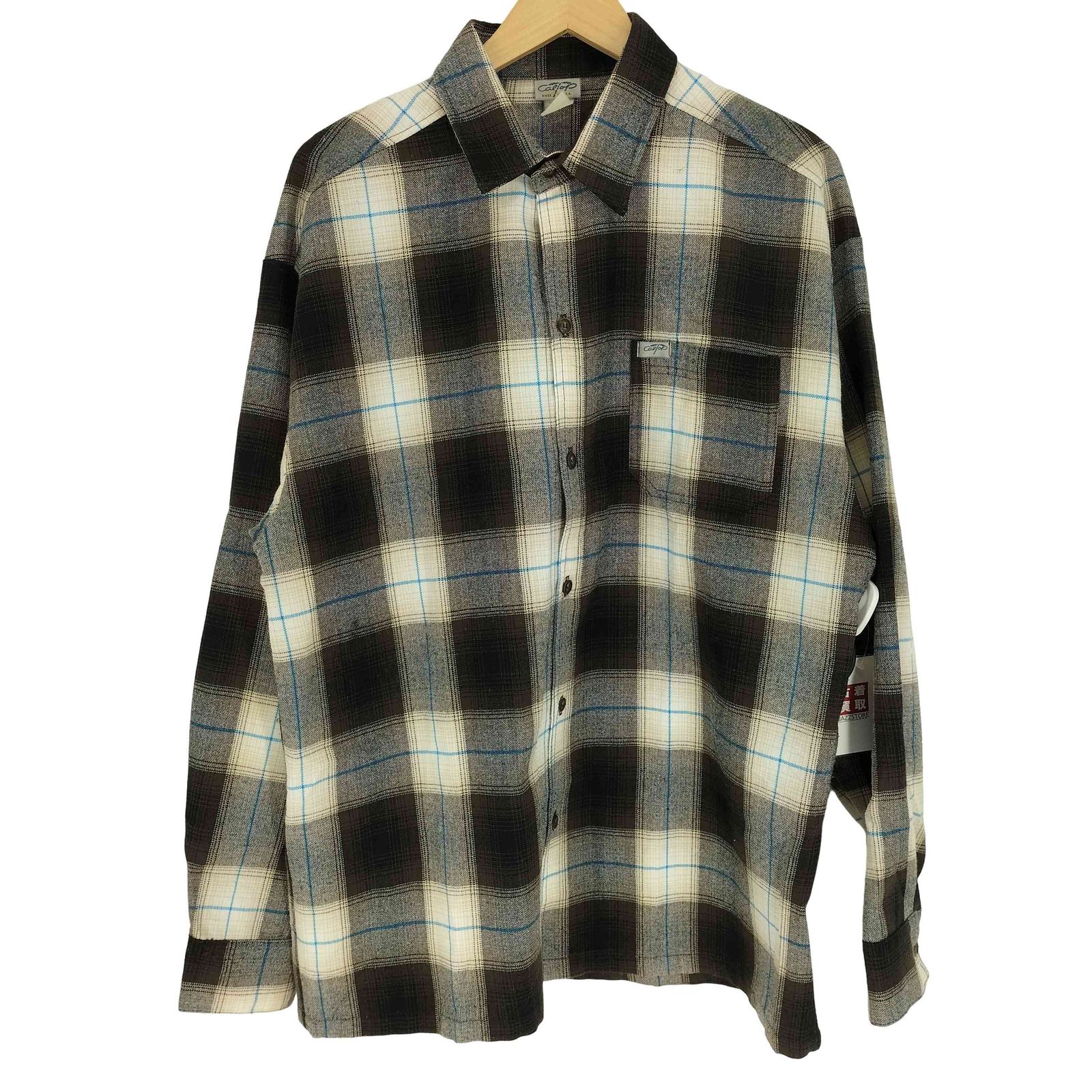 キャルトップ CALTOP 90 S オンブレチェック L|S シャツ メンズ 表記無