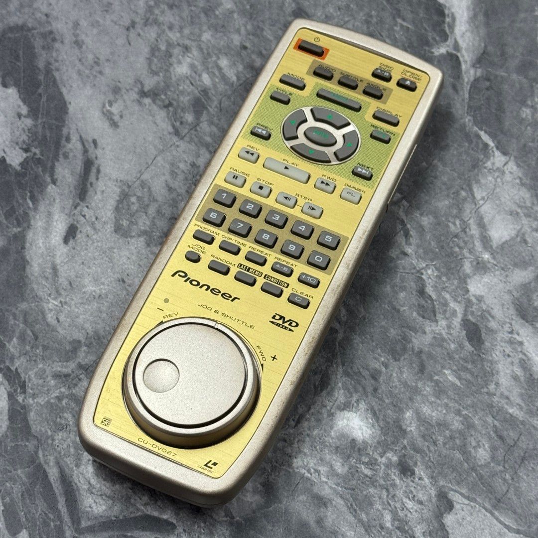 □Pioneer パイオニア CU-DV027DVD/LDプレーヤー リモコン 動作可