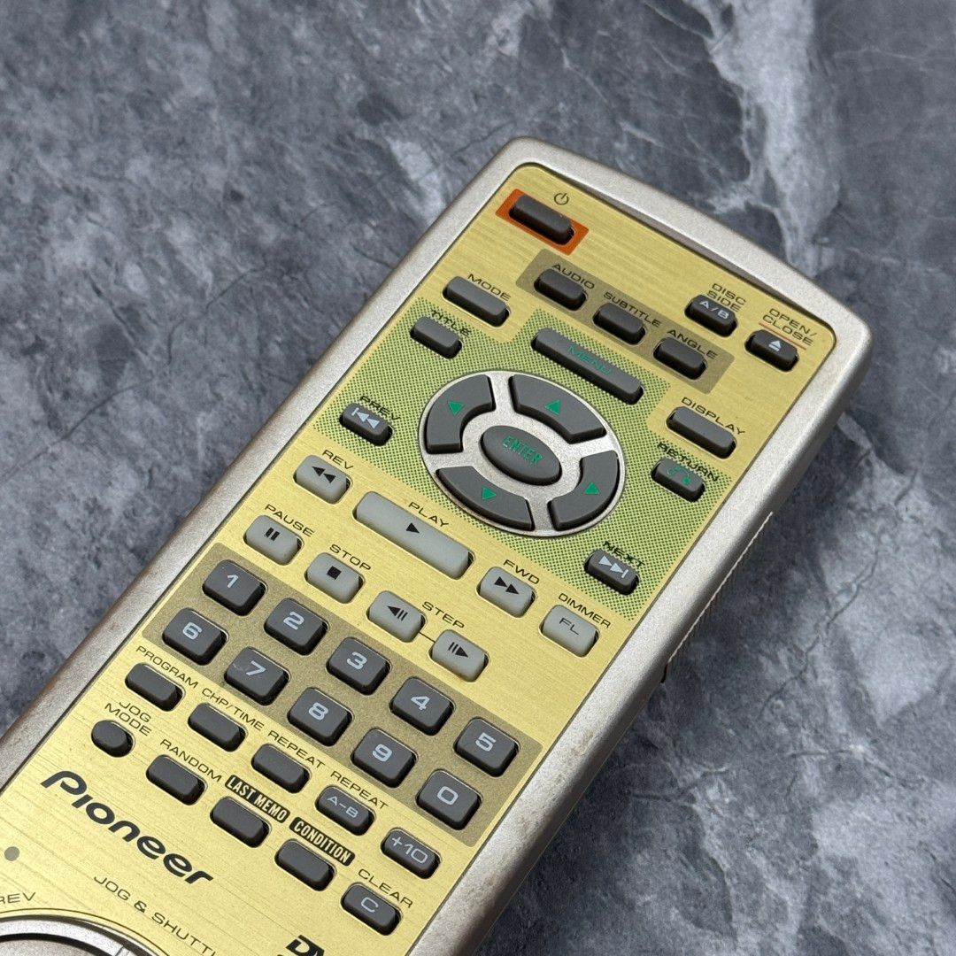 □Pioneer パイオニア CU-DV027DVD/LDプレーヤー リモコン 動作可