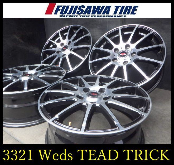 3321 B▲ ▲Weds TEAD TRICK▲16 x 6.5 J 5 H 114.3 53▲4本