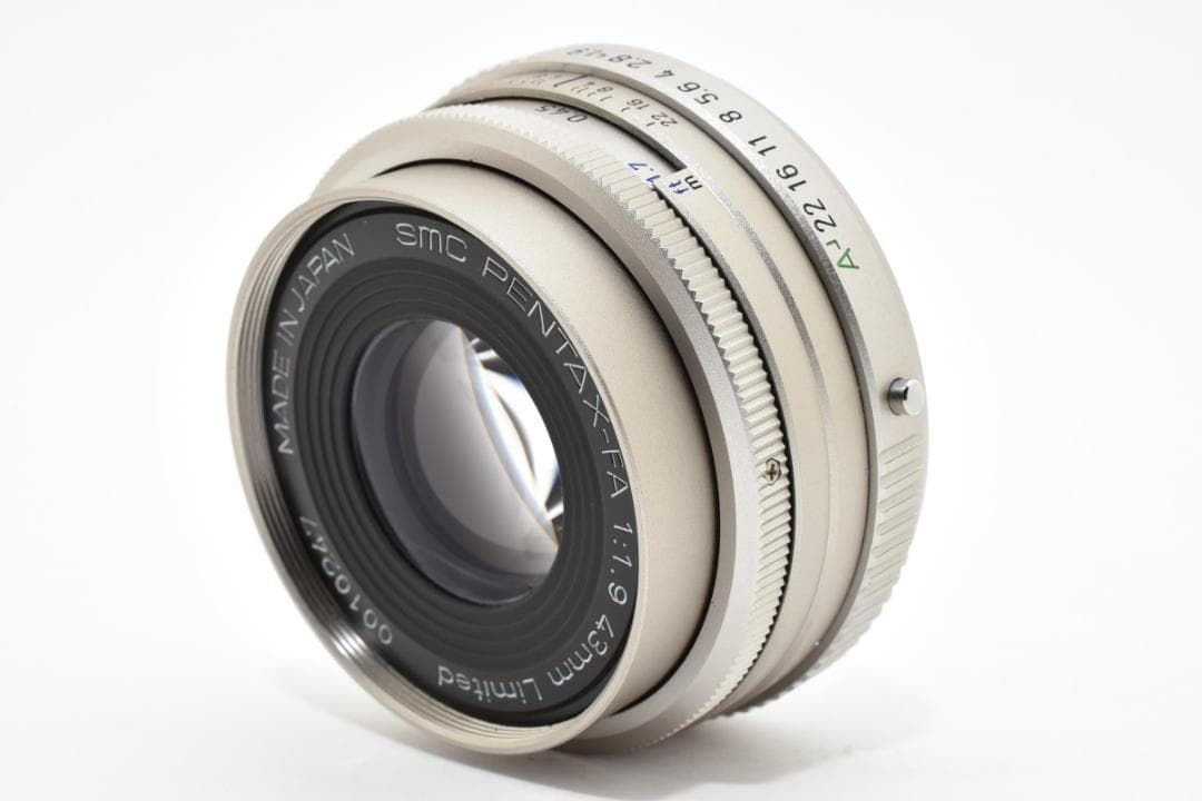 上品 ペンタックス FA 43 mmf 1.9 Limitedシルバー 1575