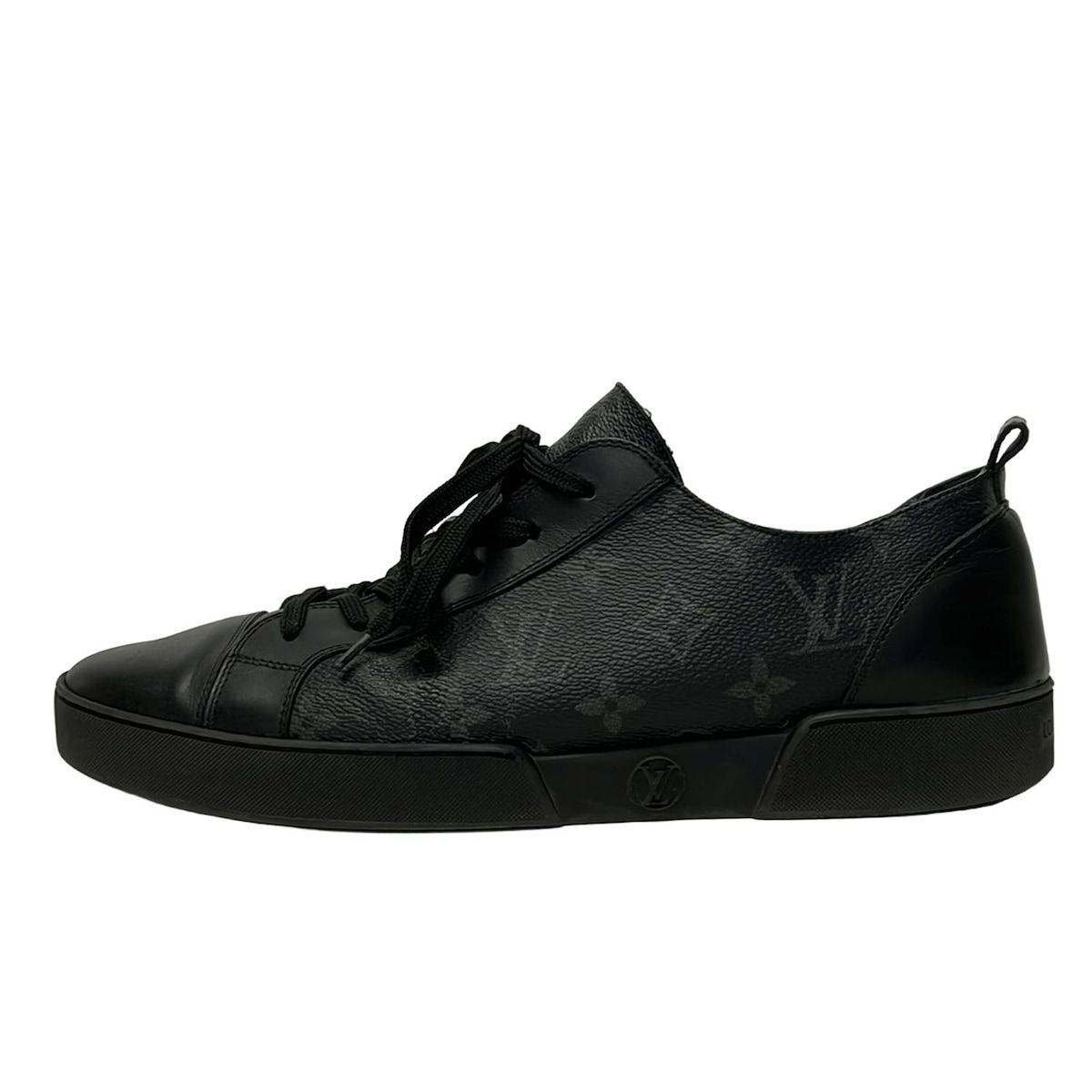 美品 LOUIS VUITTON スニーカー モノグラム レザー キャンバス 黒 楽天市場】【靴】LOUIS VUITTON ルイ ヴィトン モノグラム スニーカー