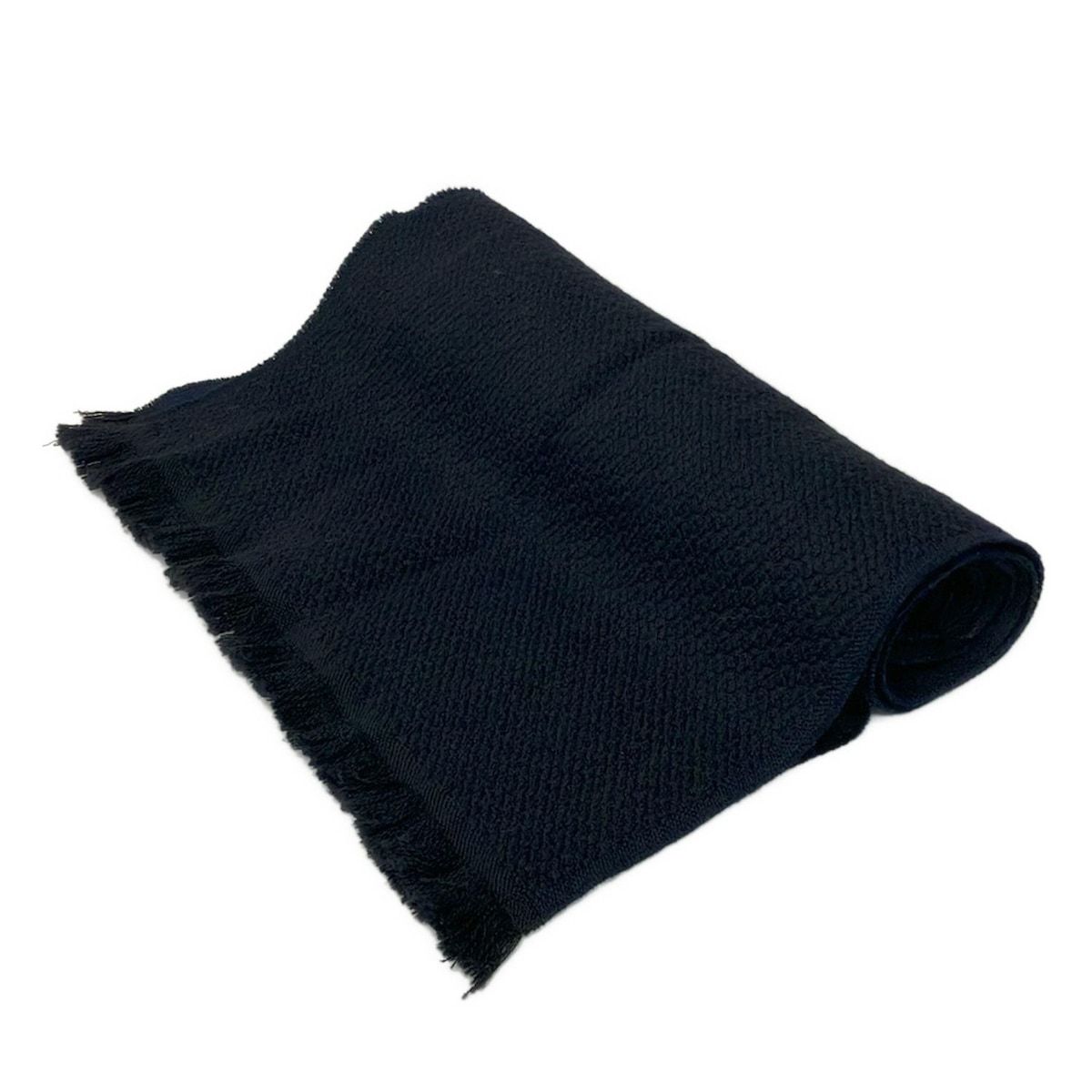 CANALI カナーリ マフラー - ダークネイビー×ネイビー ウール