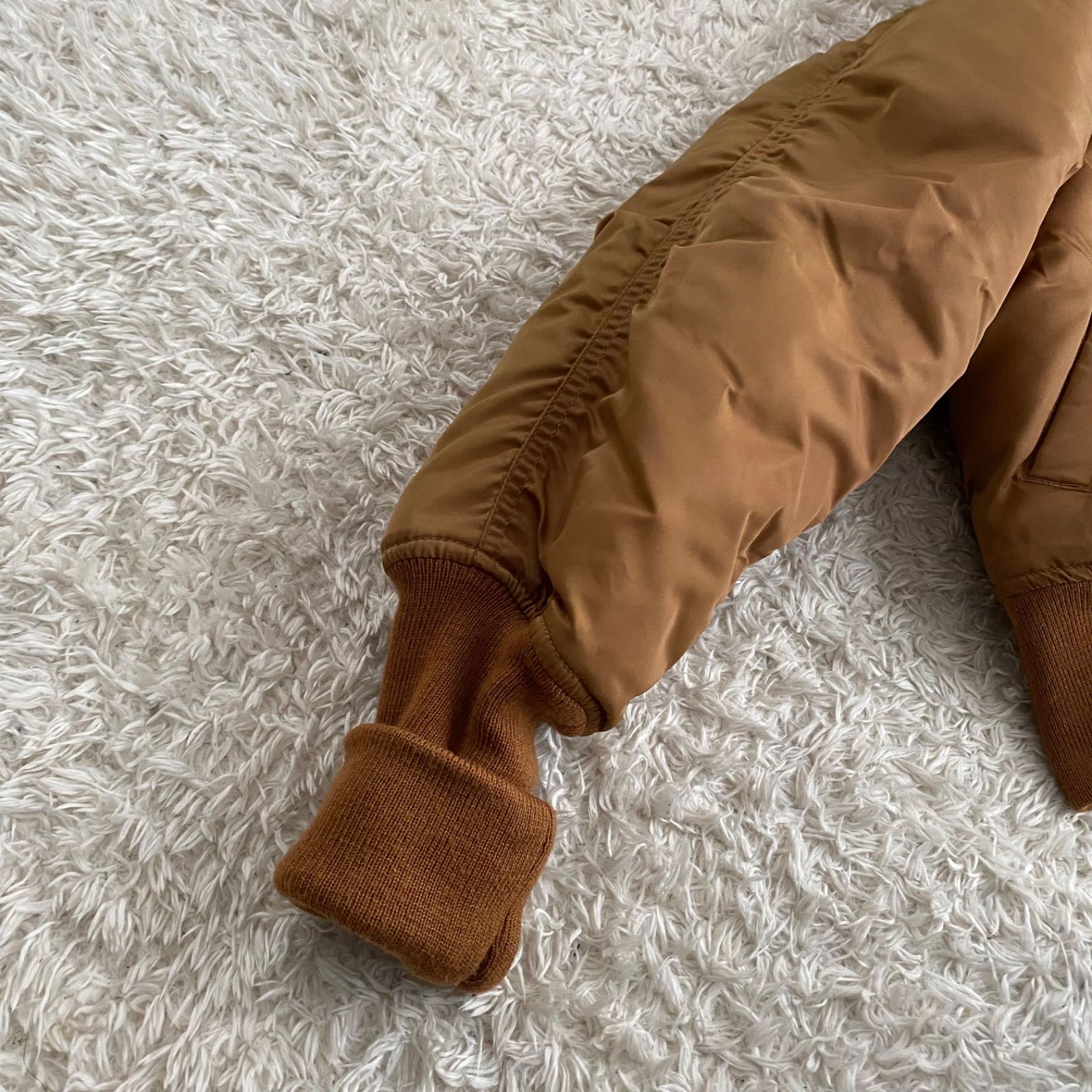 00s AVIREX N2b フライトジャケット 鬼ファー 短丈 Y2 平成 AVIREX アヴィレックス n2b フライトジャケット 鬼短丈 フェード