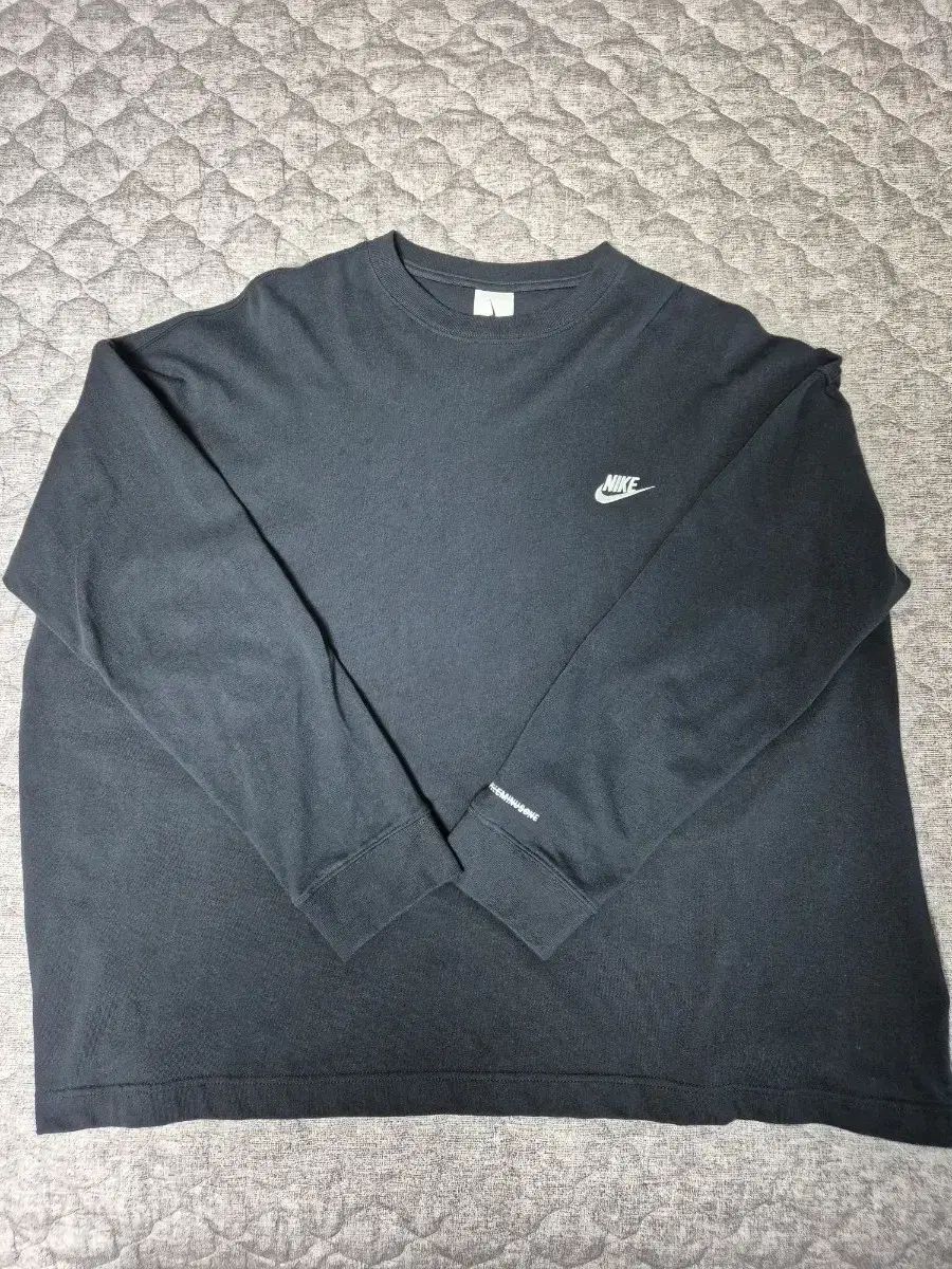 L NIKE × ロングスリーブ Tシャツ ブラック DR 0098-010