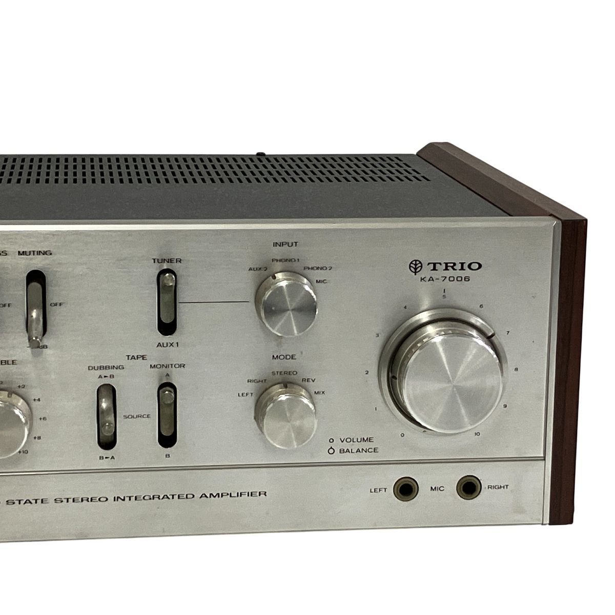 TRIO KA-7006 プリメインアンプ トリオ オーディオ機器 レトロ
