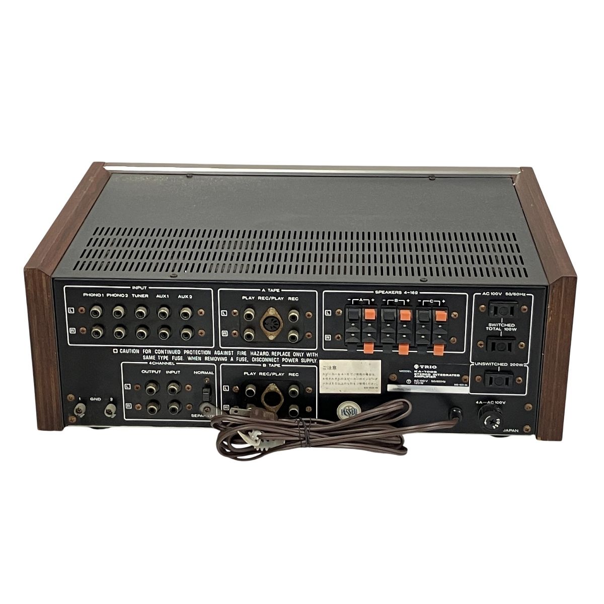 ★トリオ★TRIO★プリメインアンプ★KA-7006★昭和レトロ★ ☆トリオ☆TRIO☆プリメインアンプ☆KA-7006☆昭和レトロ☆ - メルカリ