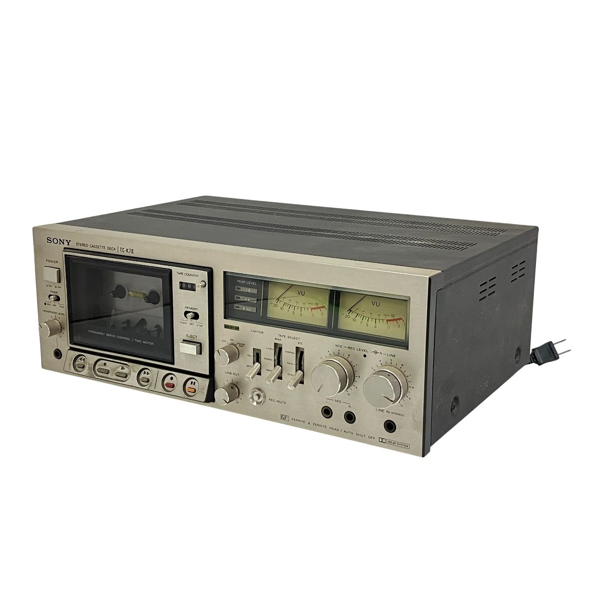 SONY TC-K7II カセットデッキ 1977年頃~1980年代初頭 ソニー 音響機材