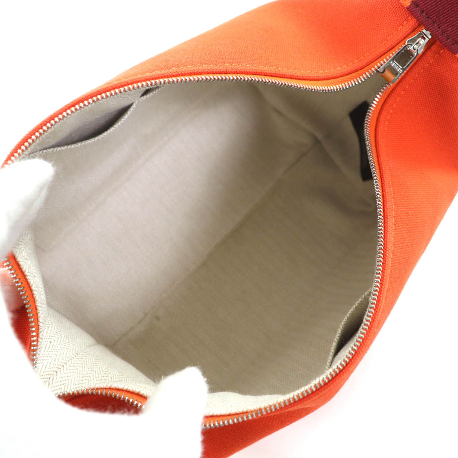 美品◇HERMES エルメス ブリッド ア ブラック PM ウール100％ シルバー