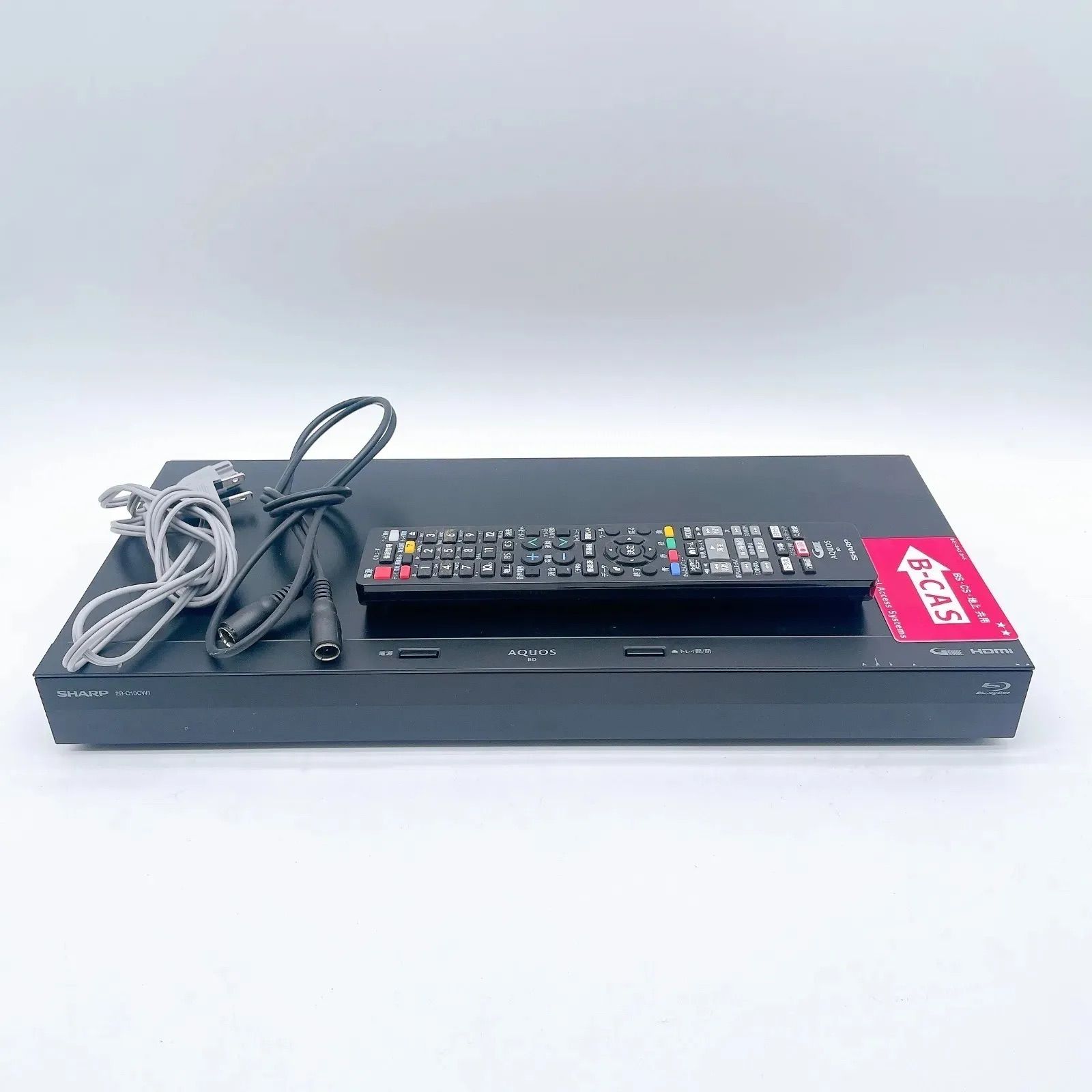 SHARP AQUOS 2B-C10CW1 HDD＆ブルーレイレコーダー - メルカリ