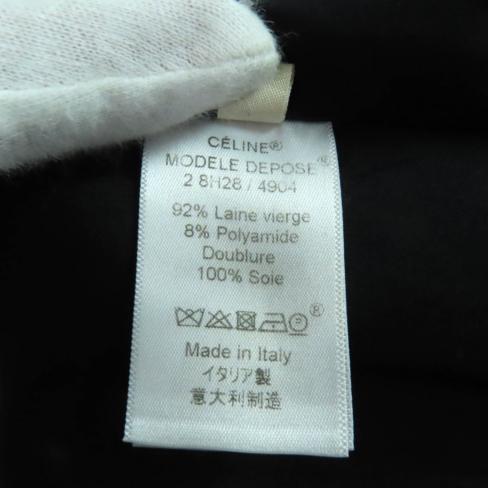 美品☆CELINE セリーヌ 2 8H28/4904 フィービー期 フロントオープン