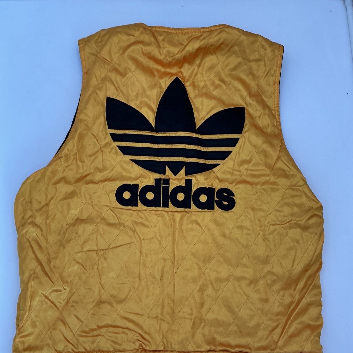 adidas Originals リバーシブルベスト M〜Lトレフォイルロゴ 中綿 