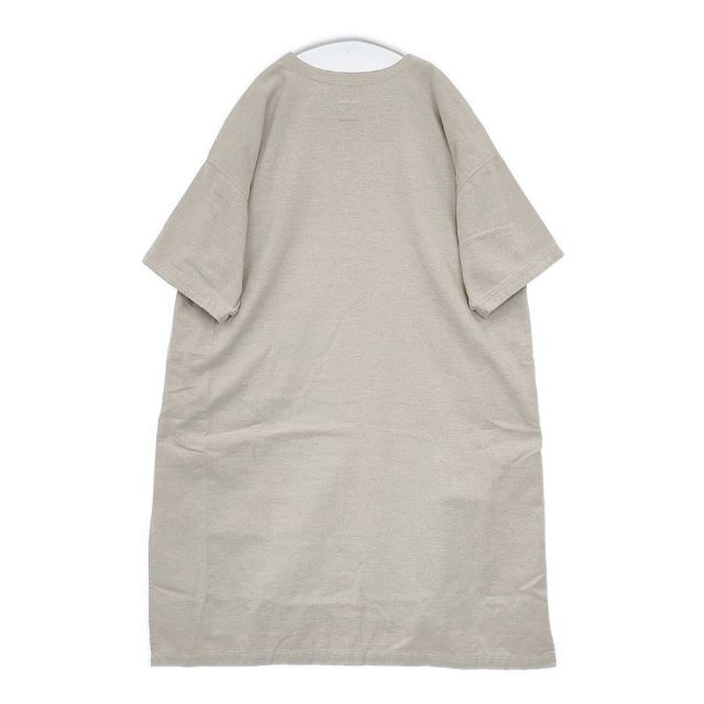 Toujours 半袖 コットンポリエステル ワンピース ベージュ レディース トゥジュー 5-1225 M∞