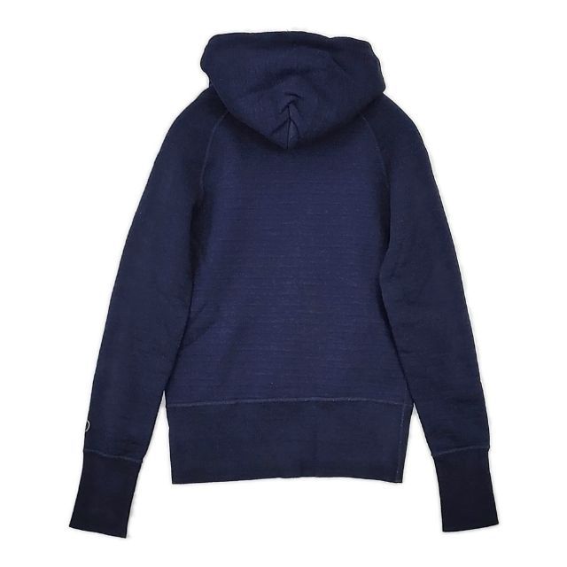 DRESSTERIOR 裏毛 D刺繍 スウェット コットン パーカー ネイビー レディース ドレステリア【中古】5-1225T∞ DRESSTERIOR 裏毛 D刺繍 スウェット コットン パーカー ネイビー
