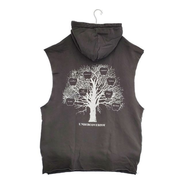 Apple Tree カットオフ ダメージ加工 パーカー グレー メンズ アンダーカバーイズム 5-1225 M∞