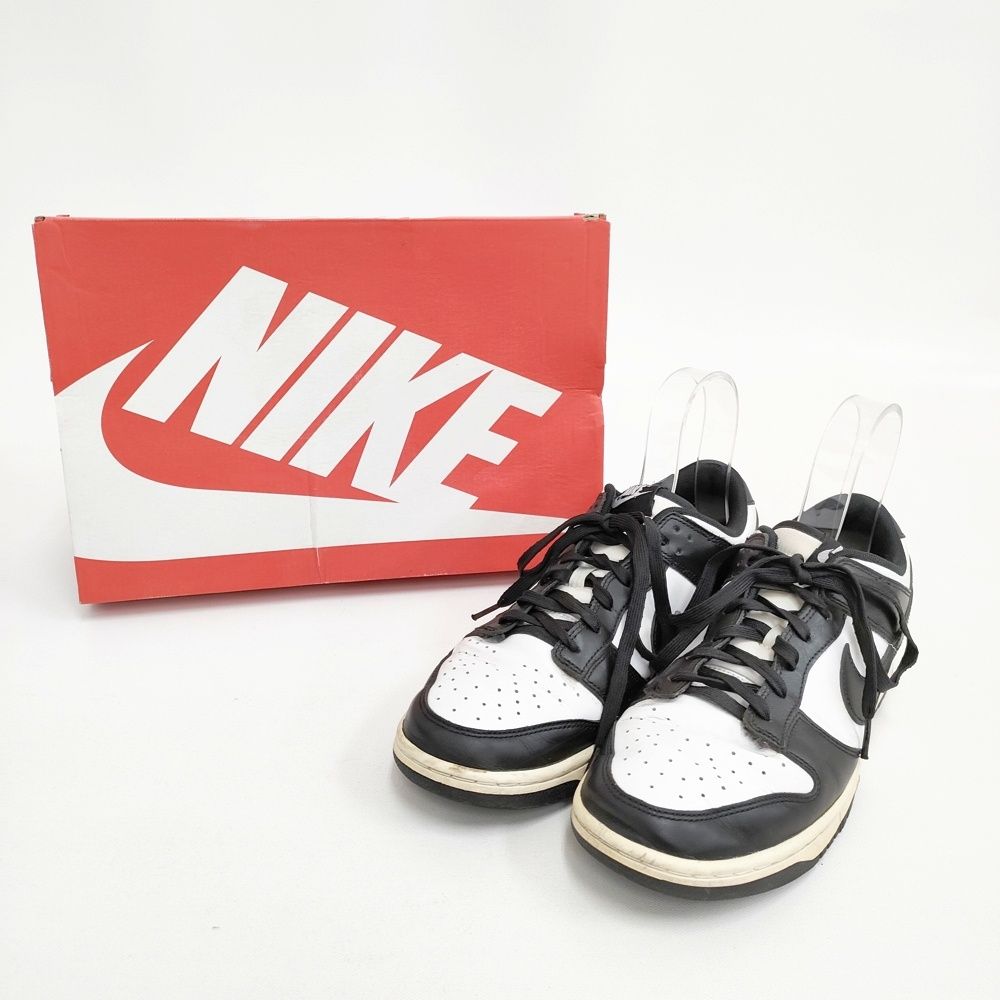 NIKE DUNK LOW RETRO ダンク DD 1391-100 サイズ28 cm スニーカー ホワイト ブラック メンズ ナイキ 5-1225 G◎ スニーカー 靴