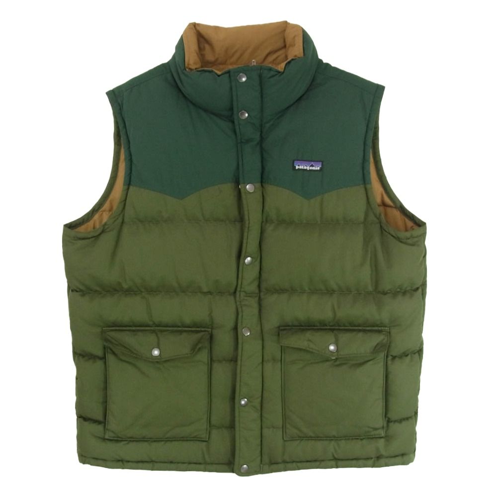 patagonia パタゴニア 27571 Slingshot Down Vest スリングショット ダウン ベスト グリーン系 L