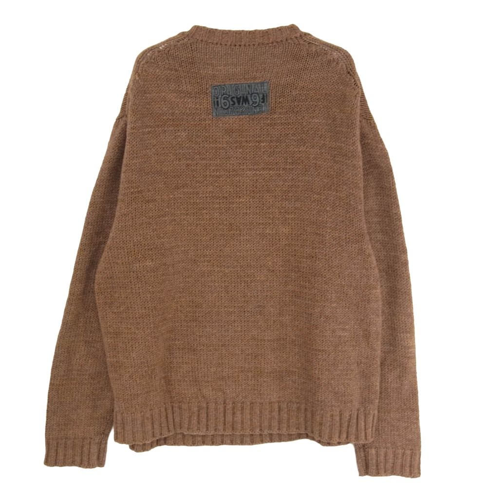 TENDERLOIN テンダーロイン V NECK COTTON KNIT ロゴパッチ Vネック 