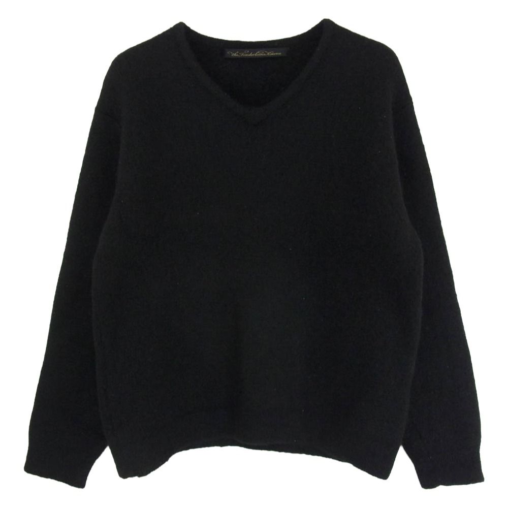 TENDERLOIN テンダーロイン ウール アルパカ混 Vネック ニット セーター ブラック系 L