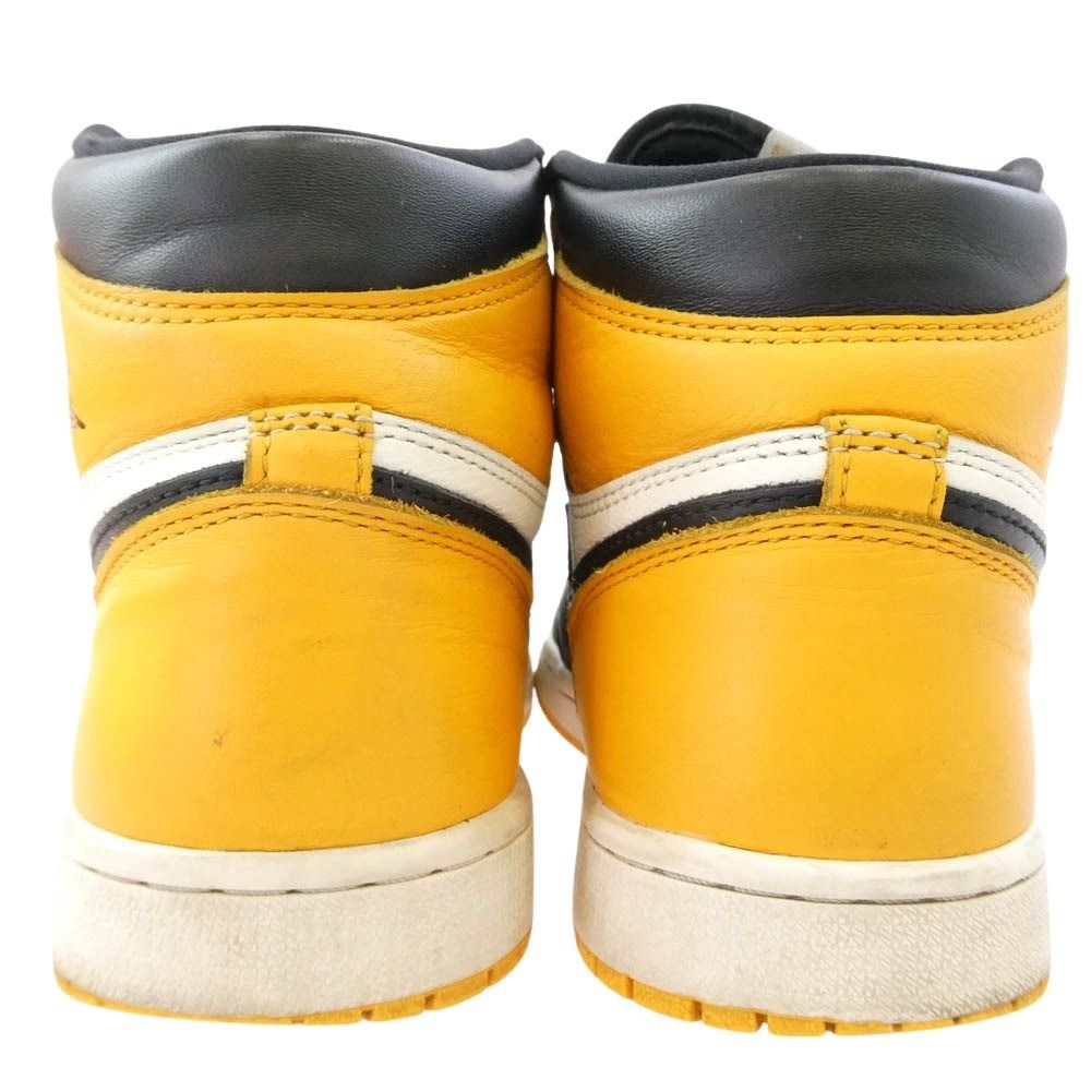  NIKE ナイキ 555088-711 Air Jordan 1 Retro High OG Taxi AJ エアジョーダン1 レトロ タクシー ハイカットスニーカー ブラック系 イエロー系 26 cm スニーカー 靴