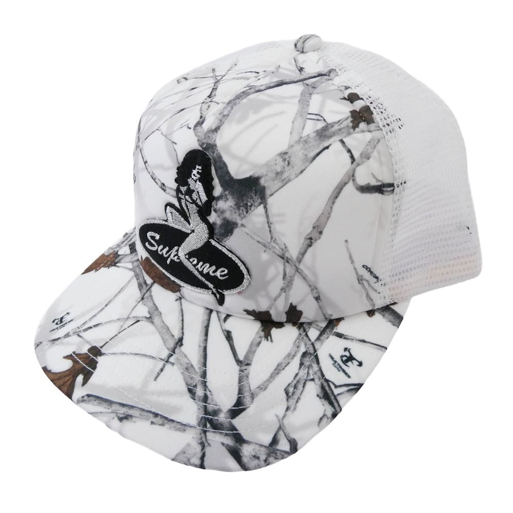 Supreme シュプリーム 25AW Pinup Mesh Back 5-PanelWhite Camo ピン
