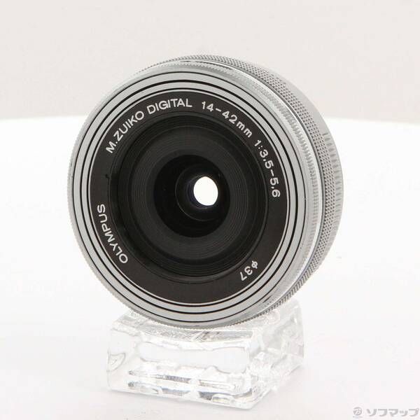 中古品〕 M.ZUIKO DIGITAL ED 14-42mm F3.5-5.6 EZ シルバー (μ4／3