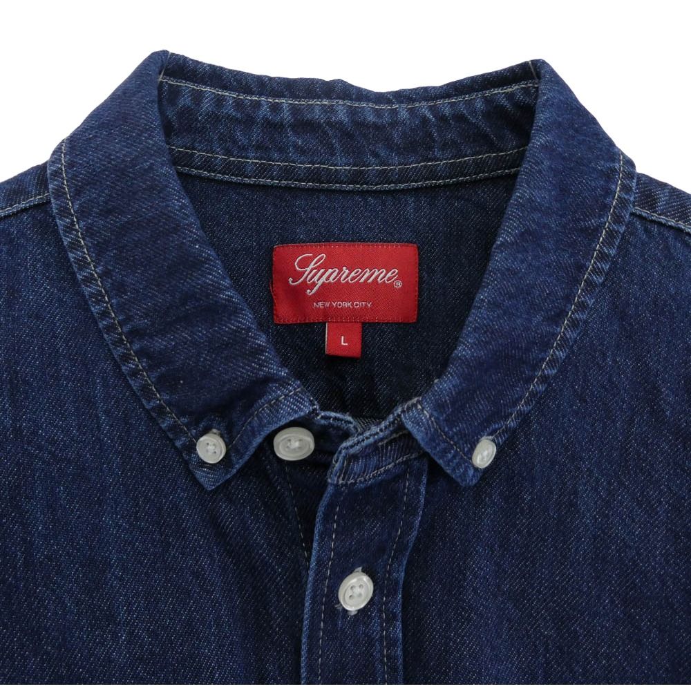 Supreme シュプリーム Small Box Denim Shirt スモールボックス ボタン