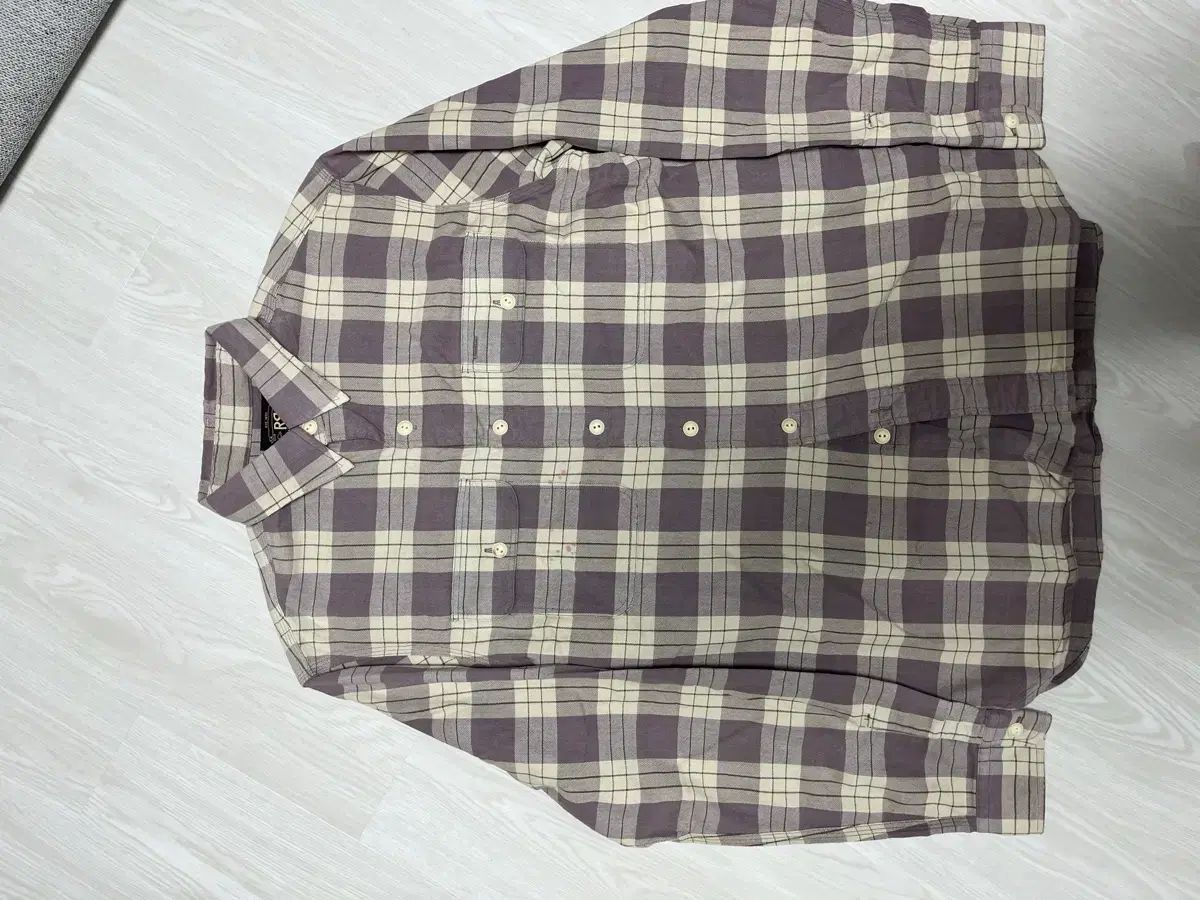 RRL ダブルアールエル チェック シャツ フランネル